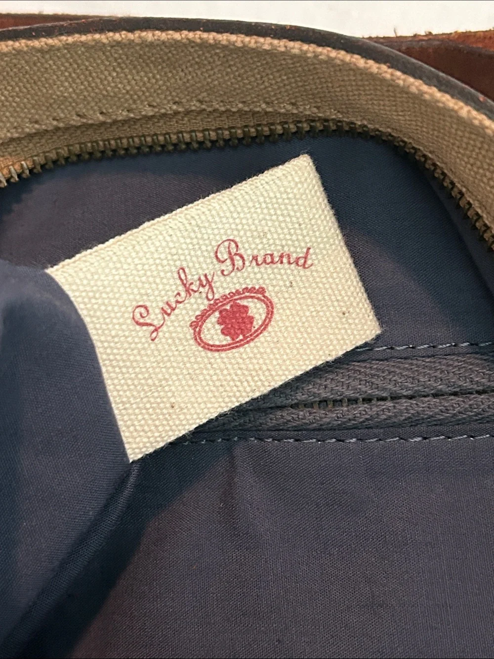 Lucky Brand St. Jude Children's Research Hospital Canvas & Leather Hobo bag